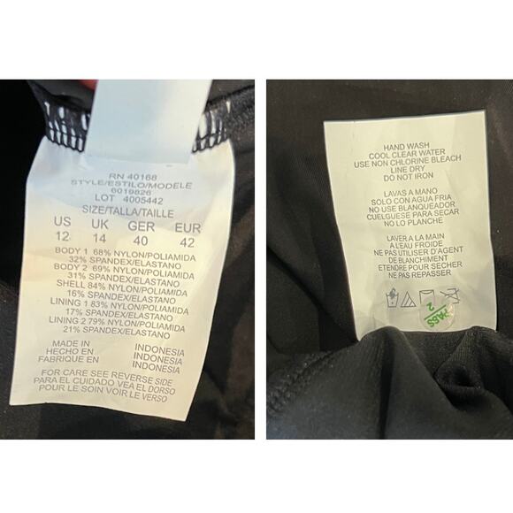 Magicsuit Chromatique Joelle One Piece Swimsuit Size US/12 - Picture 8 of 11